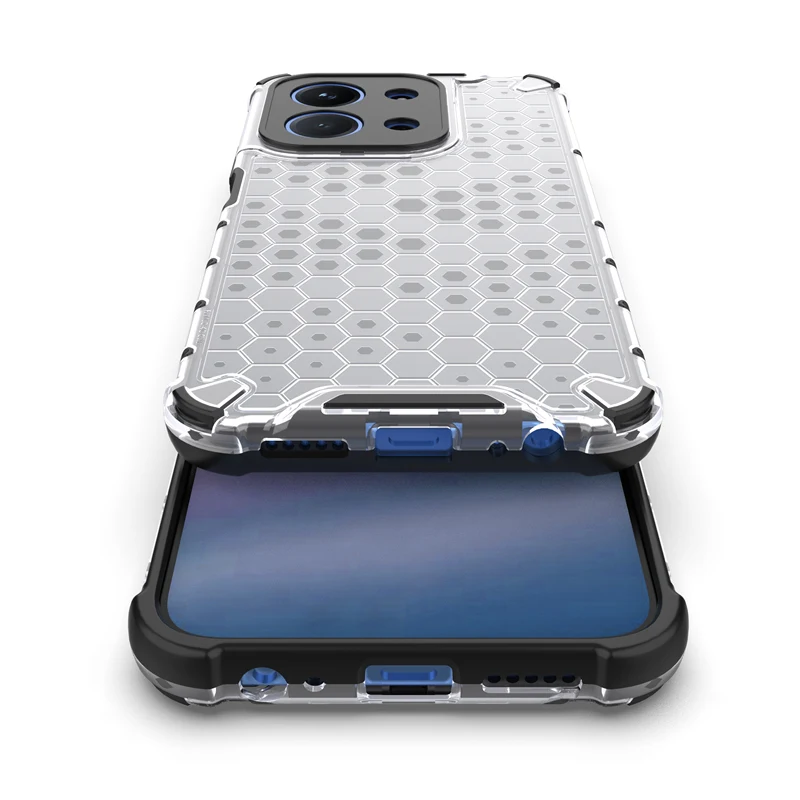 Funda de teléfono de panal para Xiaomi Redmi 15C 4G Global, Protector Global antideslizante чехол Funda trasera