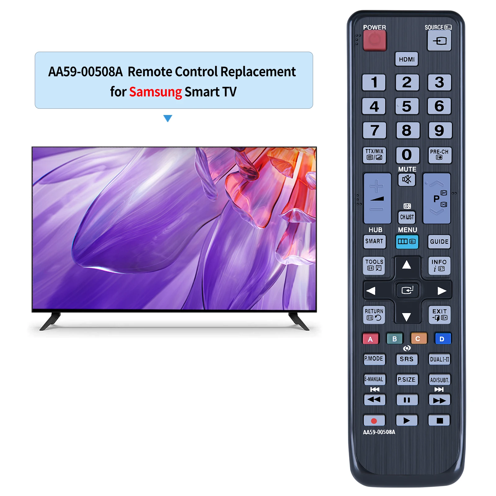 Nuevo AA59-00508A Control remoto para Samsung TV UE32D5520 UE37D5520 UE40D5520 - imagen 2