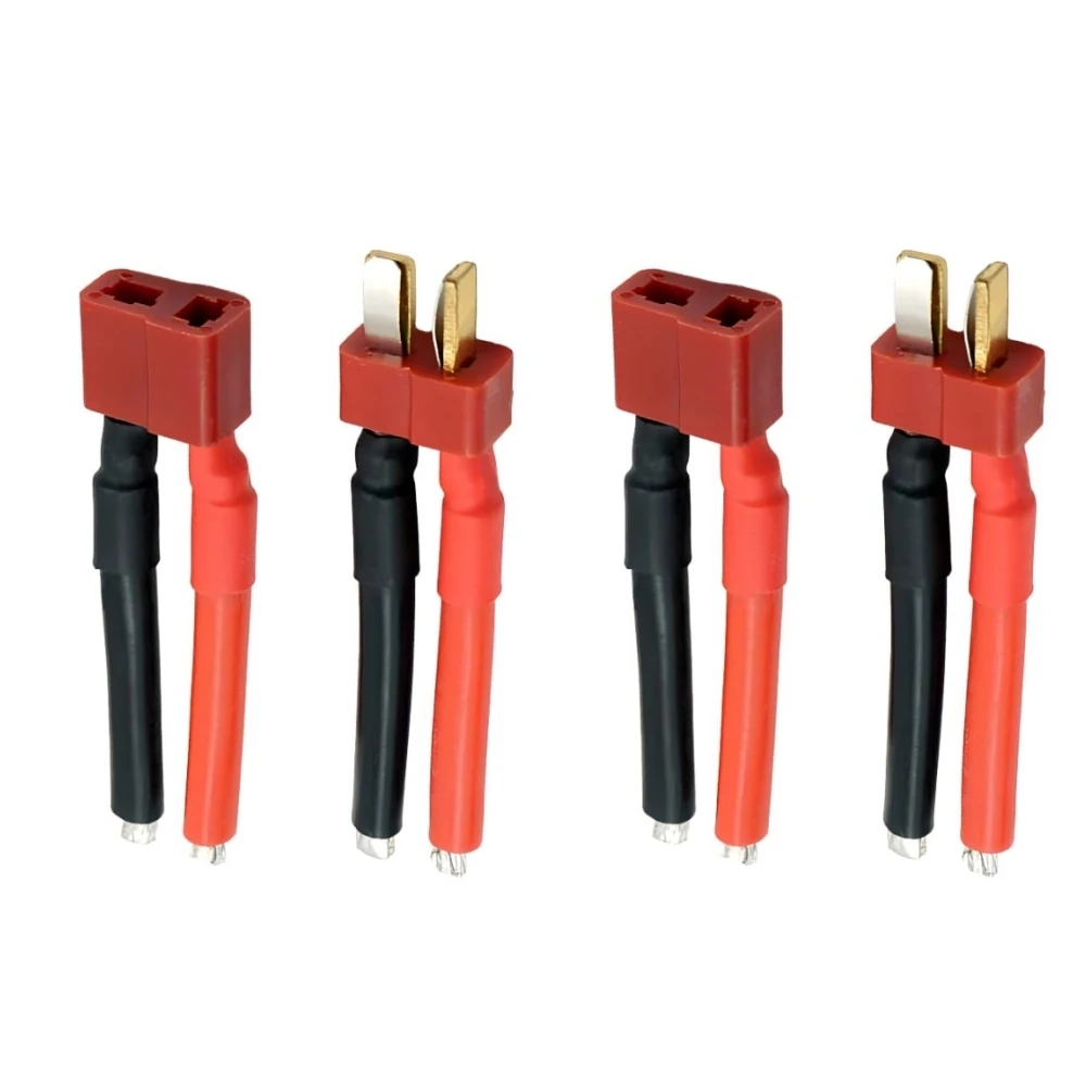 2 pares de conectores hembra y macho con cable de 12AWG 14AWG, terminales de acoplamiento eléctrico Industrial, para RC Lipo
