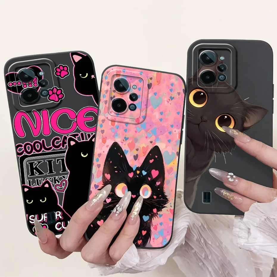 Para Realme C31 C33 C35 funda protectora de teléfono para Realme C31 C33 C35 4G diseño encantador fundas de gelatina de silicona suave - imagen 5