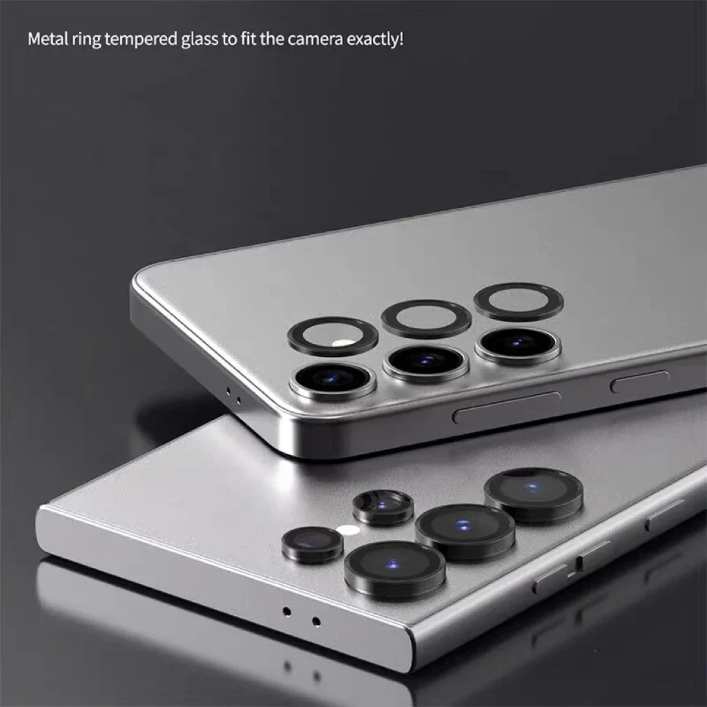 Anillo de cámara para Samsung Galaxy S25 S24 Plus S23 FE Protector de pantalla tapa de lente GlassS24 + S23 + S23 Fe lente trasera - imagen 4