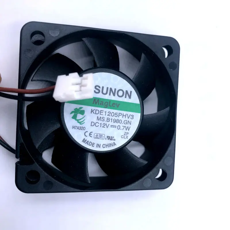 2 ventiladores de 5 cm para ventilador Maglev Sunon KDE1205PHV3 de 50 mm | Refrigeración ultrasilencioso de 12 V 0,7 W para servidores/equipo de red/dispositivos médicos - imagen 4
