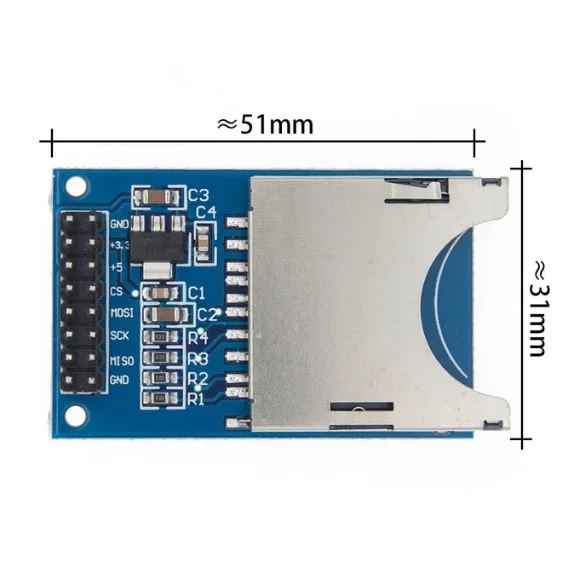Módulo de lectura/escritura de tarjeta SD interfaz SPI ARM MCU para módulo de kit de inicio arduino DIY - imagen 2