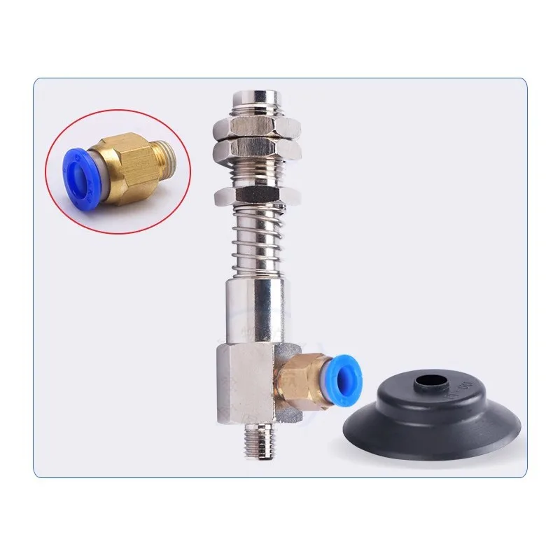 Ventosa de vacío neumática, ventosa de alta resistencia PFG PFYK-60, herramientas de automatización de Robot de brazo mecánico de silicona y NBR de gran potencia - imagen 3