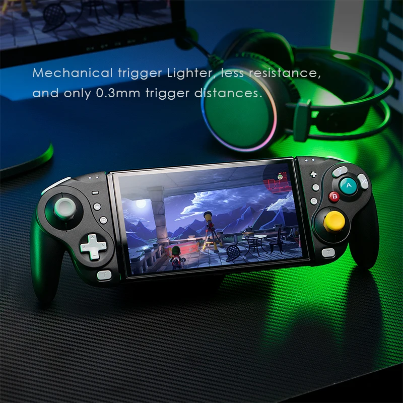 Controlador de juego NYXI Wizard Bluetooth, mando inalámbrico, Joypad negro para Nintendo Switch2/Switch OLED/Switch Lite - imagen 4