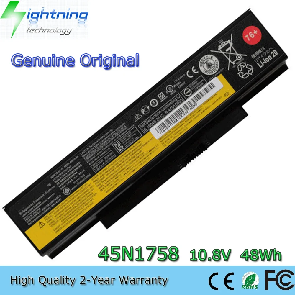 Nueva batería Original y genuino para ordenador portátil 45N1758 10,8 V 48Wh para Lenovo ThinkPad Edge E4430A E445 B440A E550 E550c E555 45N1759 etc.