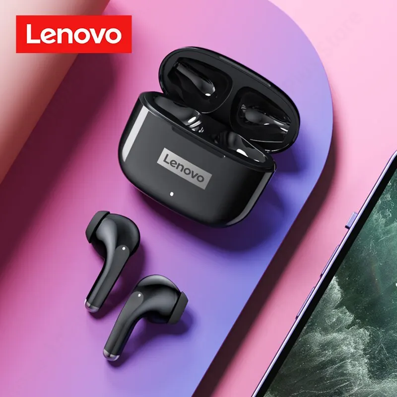 Lenovo LP40 Pro auriculares Bluetooth 5,3 auriculares deportivos inalámbricos auriculares impermeables para juegos con micrófono Control táctil auriculares TWS - imagen 5