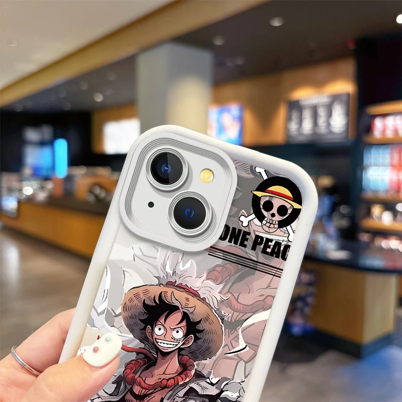 Funda de teléfono de TPU de Anime Luffy Cool One Piece, fundas de silicona para iPhone 16, 15, 14, 13, 12, 11 Pro Max, 16, 15, 14, 8, 7 Plus, X, XS Max, 8, 7 FE - imagen 5
