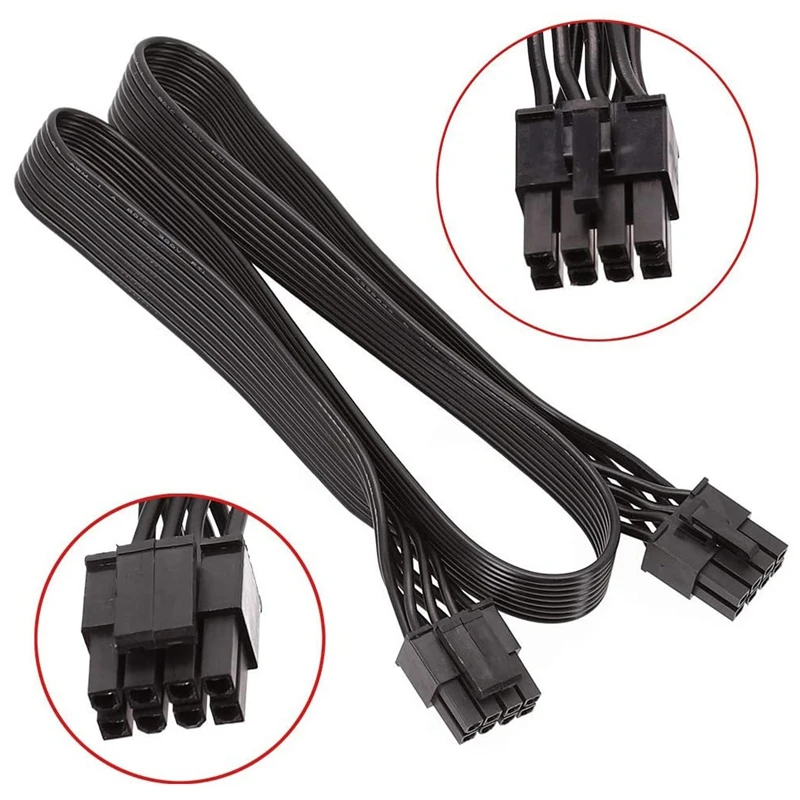 CPU 8 Pin To 4+4 Pin ATX Power Supply Cable 8Pin To 8Pin For Corsair For COOLER MASTER And So On Modular Power Supply - imagen 3