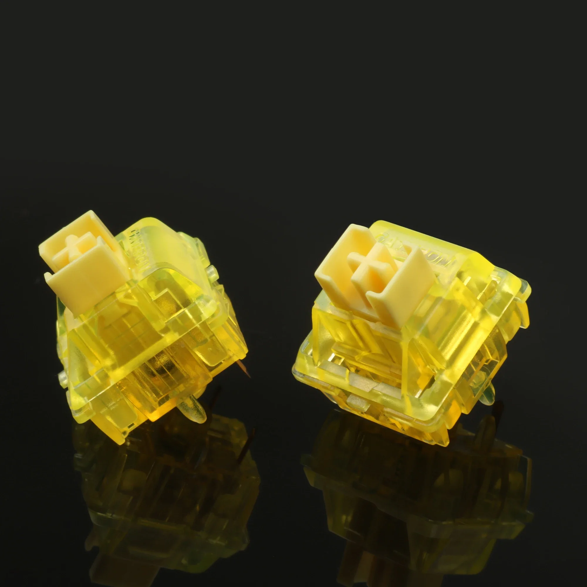 Gateron Ink v2 interruptores transparente carcasa ahumada azul amarillo rojo negro silencioso teclado mecánico interruptor personalizado 5 pines - imagen 2