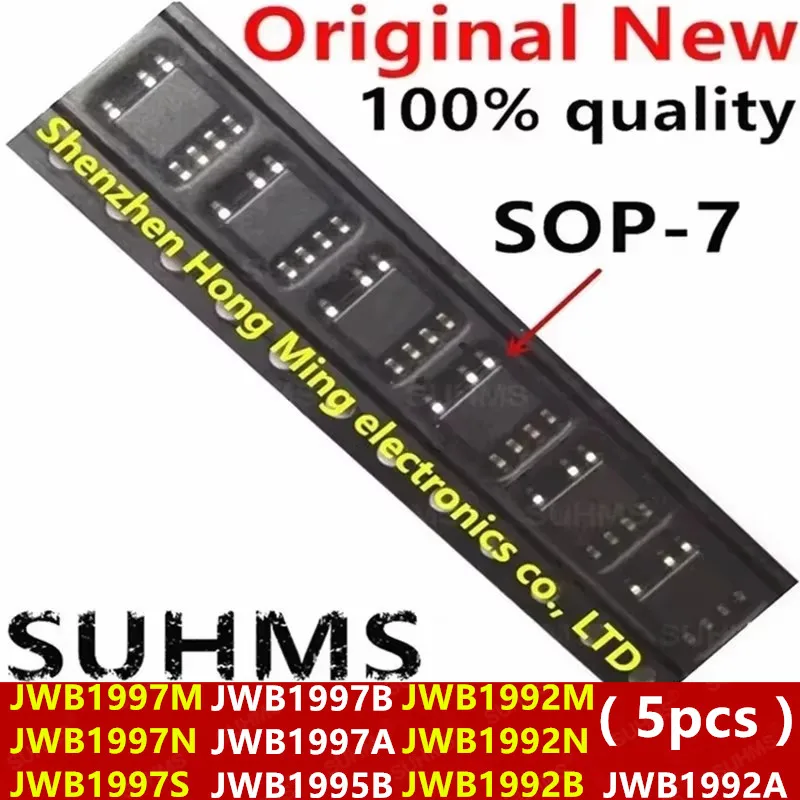 (5 piezas) 100% nuevo JWB1997M JWB1997N JWB1997S JWB1997B JWB1997A JWB1995B JWB1992M JWB1992N JWB1992B JWB1992A Asop-7