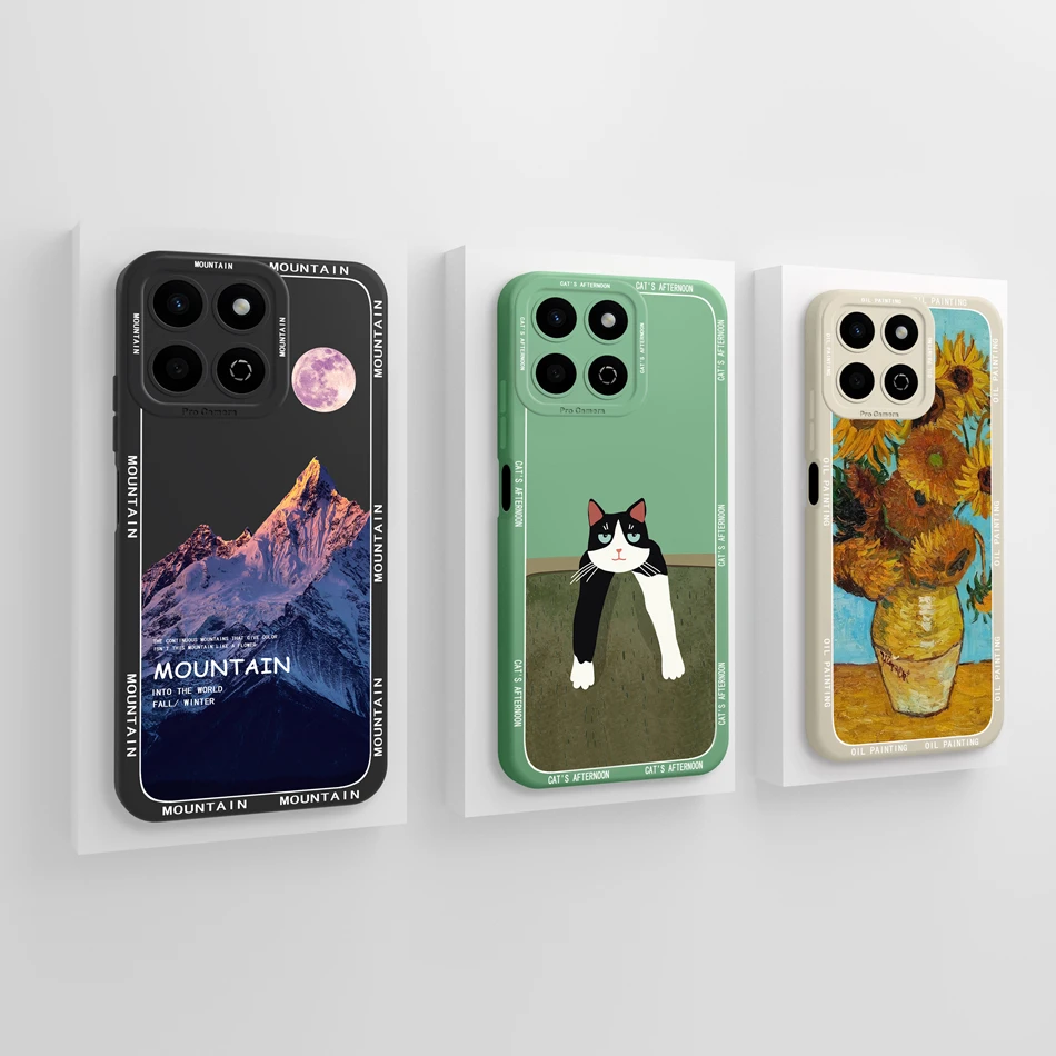 Funda para Honor Play 60 Plus / Play 9T, oso moderno, silicona líquida suave, protección completa, parachoques, Funda trasera ligera para teléfono - imagen 5