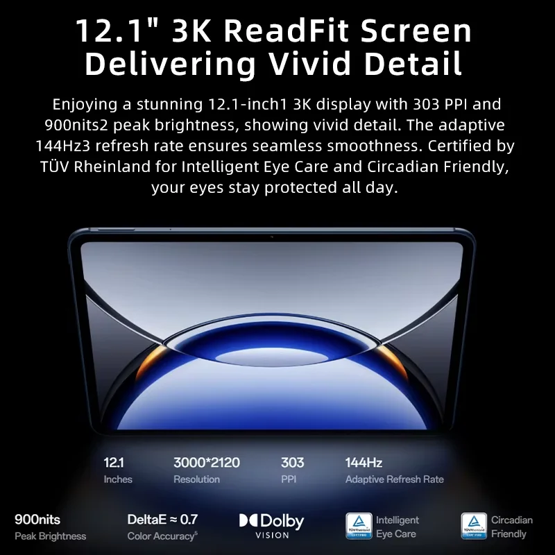 Versión Global OPPO Pad3 Pro Tablet 12GB 256GB Snapdragon 8 Gen 3 12.1" Pantalla LCD 13MP Cámara 9510mAh Batería OPPO Pad 3 Pro - imagen 4