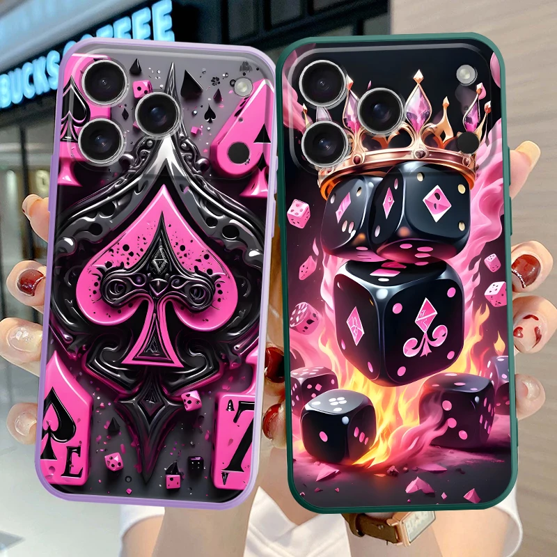 Funda con tarjetas coloridas para iPhone 11 12 13 Pro Max 16e 16 14 15 Plus 17 Air XR 7 8 XS Funda suave - imagen 5