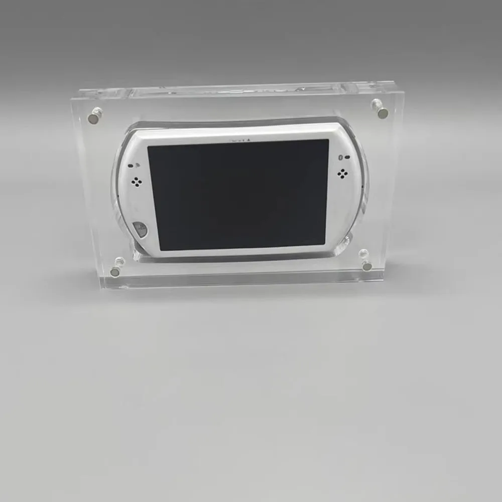 Cubierta de succión magnética de acrílico transparente portátil para PlayStation, caja de almacenamiento de consola para PSP GO, consola de juegos shel - imagen 4