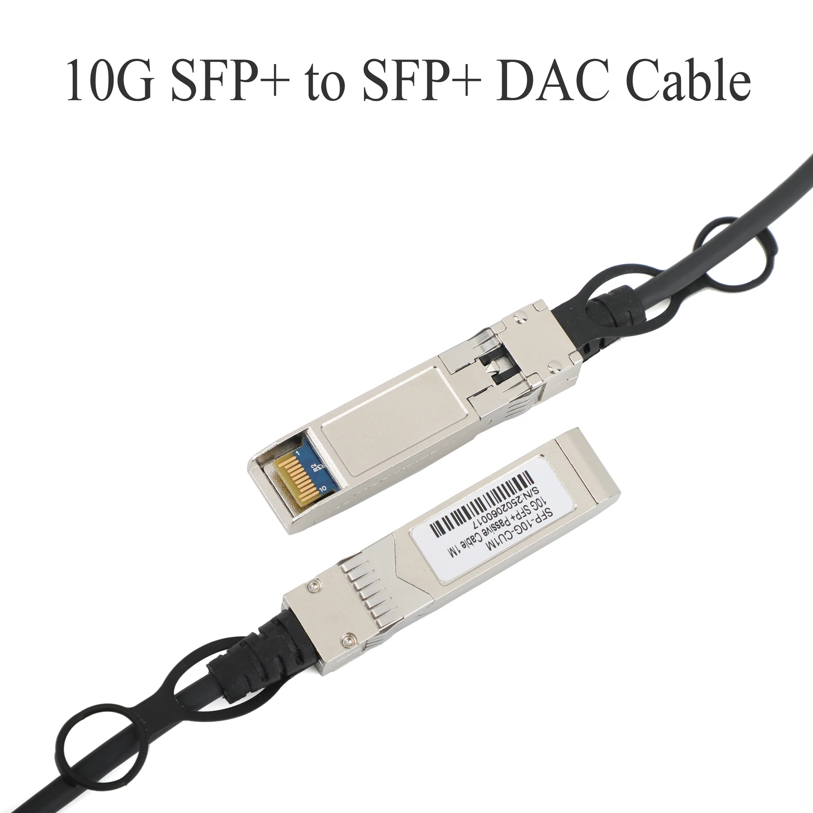 1 Uds 10G SFP + DAC Cable de cobre 1M/2M/3M de alta velocidad ​ ​ Cable de fibra óptica para conmutador Ethernet Cisco Mikrotik