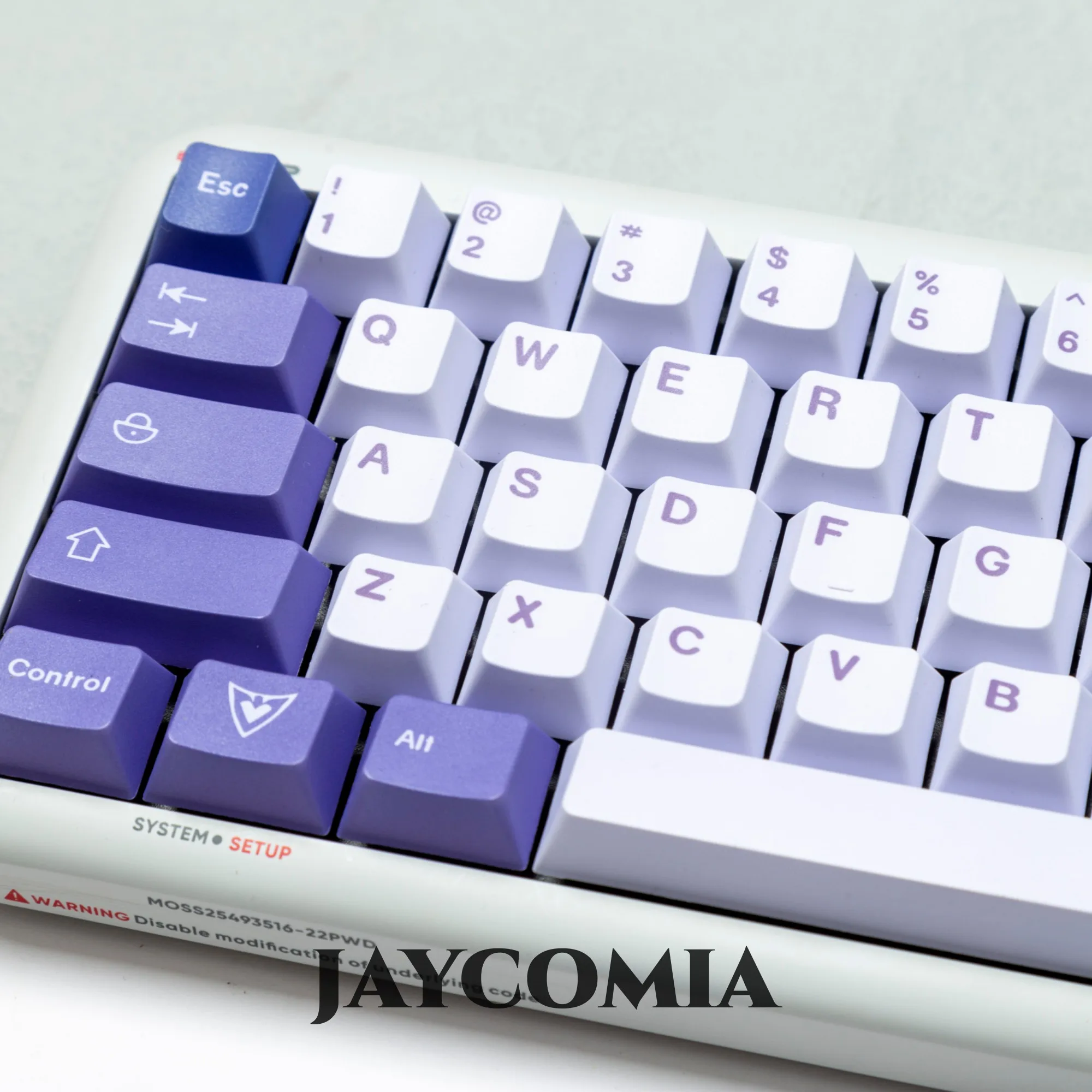 Teclas Cherry PBT Dye Sub para teclado mecánico, 145 teclas, juego de juegos Frost Witch Emilia, teclas púrpuras, teclas Mx Switch DIY - imagen 5