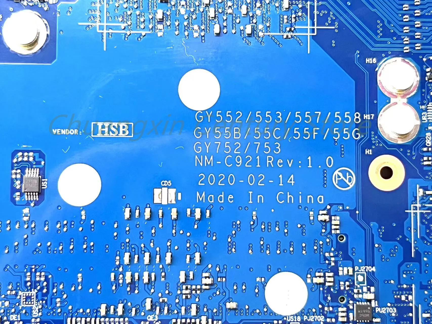 NM-C921 es adecuado para la placa base del ordenador portátil Lenovo Legion 5-15IMH05 con CPU I5 I7 GPU: GTX1650/1650TI 4G 100% prueba OK envío - imagen 5