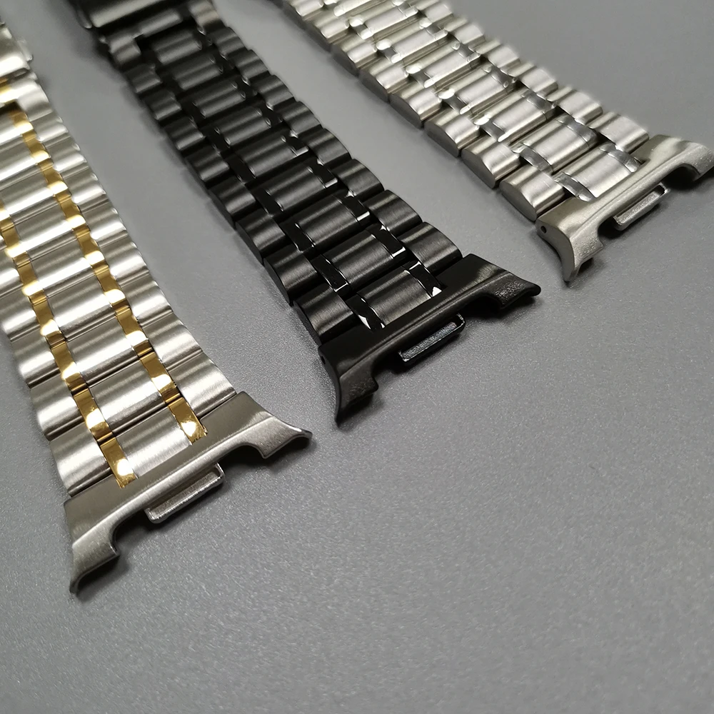 Correa de acero inoxidable para Samsung Galaxy Watch 8, pulsera de Metal de 44mm y 40mm para Samsung Galaxy Watch 8, correas clásicas de negocios de 46mm - imagen 3