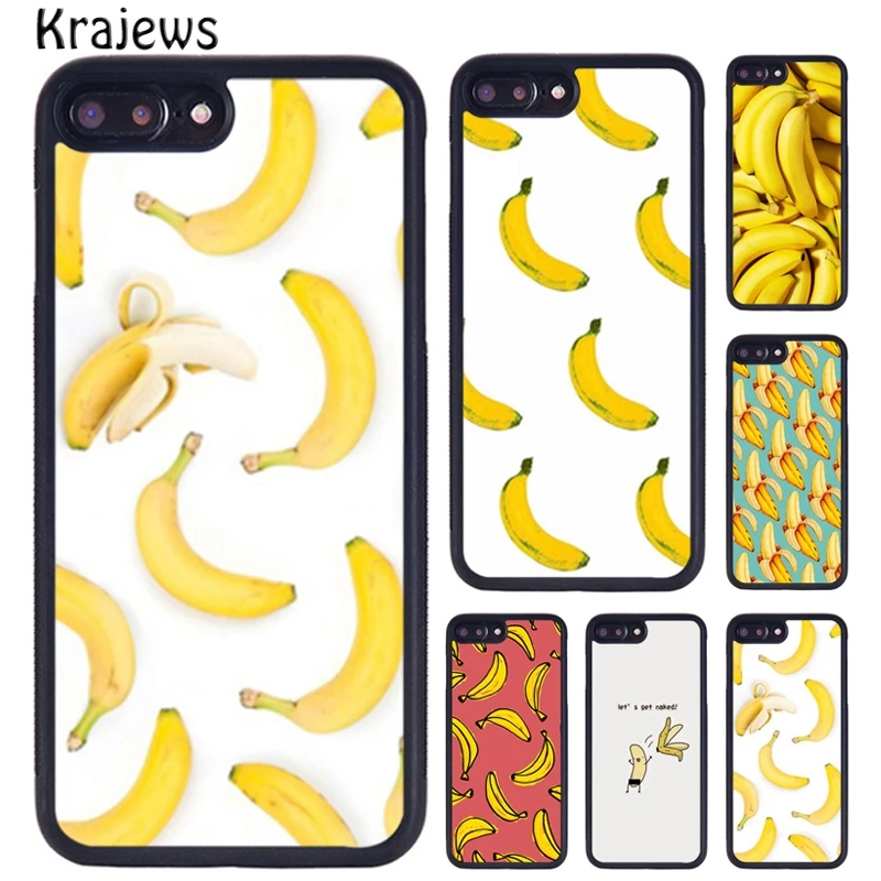 Krajews-funda de teléfono con diseño de plátano para iPhone 17 Air 16 15 14 11 12 13 Pro MAX Plus