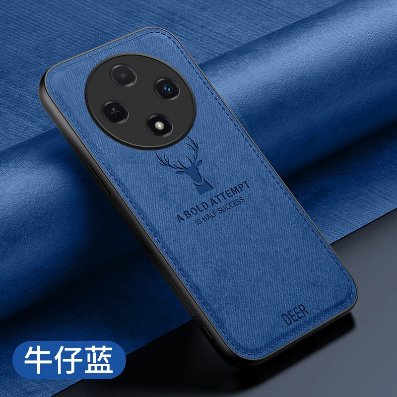 Funda para OPPO Reno 12F, Funda de tela tejida de lujo para OPPO Reno12F, carcasa protectora de silicona para cámara, Funda de parachoques a prueba de golpes