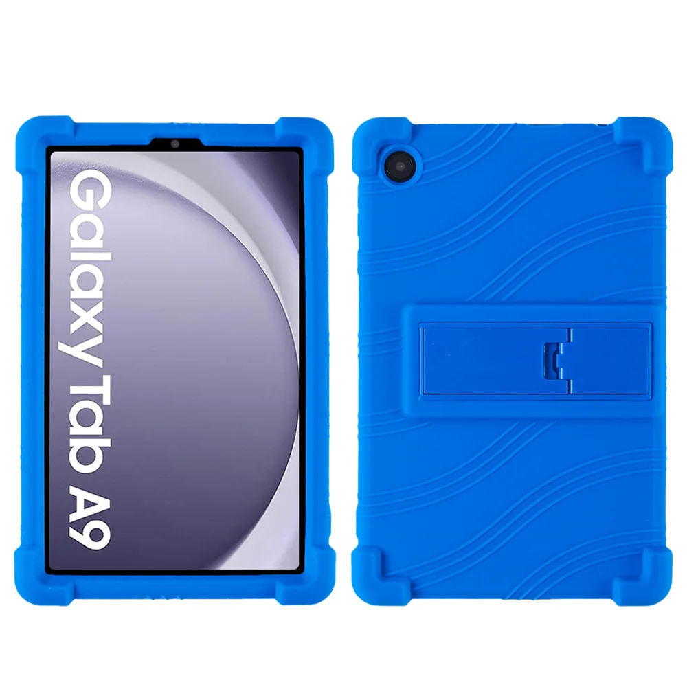 Para Samsung galaxy tab A11 8,7 ''2025 SM-X133 SM-X135 funda con soporte para niños cubierta de silicona a prueba de golpes - imagen 3