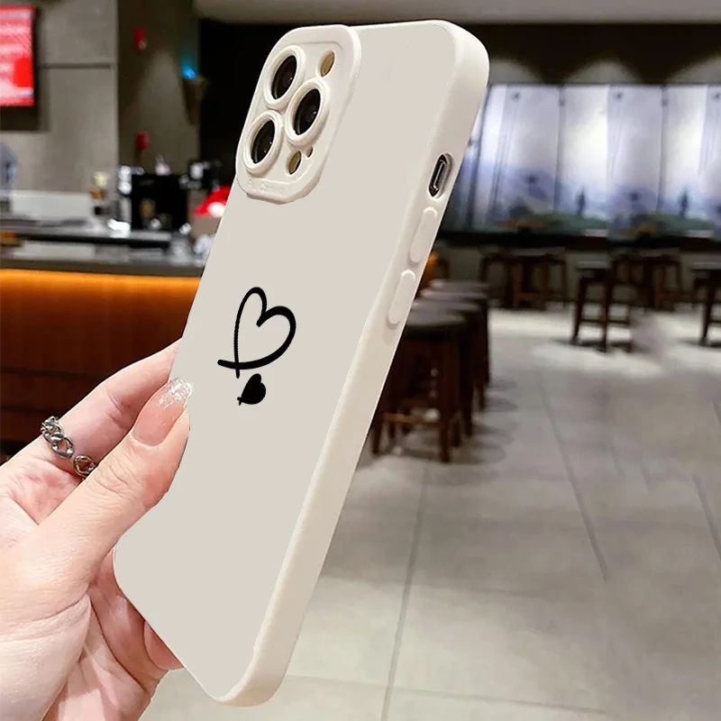 Funda de teléfono con estampado de corazón de amor para Xiaomi Redmi Note 13, 12 Pro Plus, 5G, 13, 12S, 12, 11S, 11, 10, Redmi 13C, 4G, funda de silicona suave - imagen 4