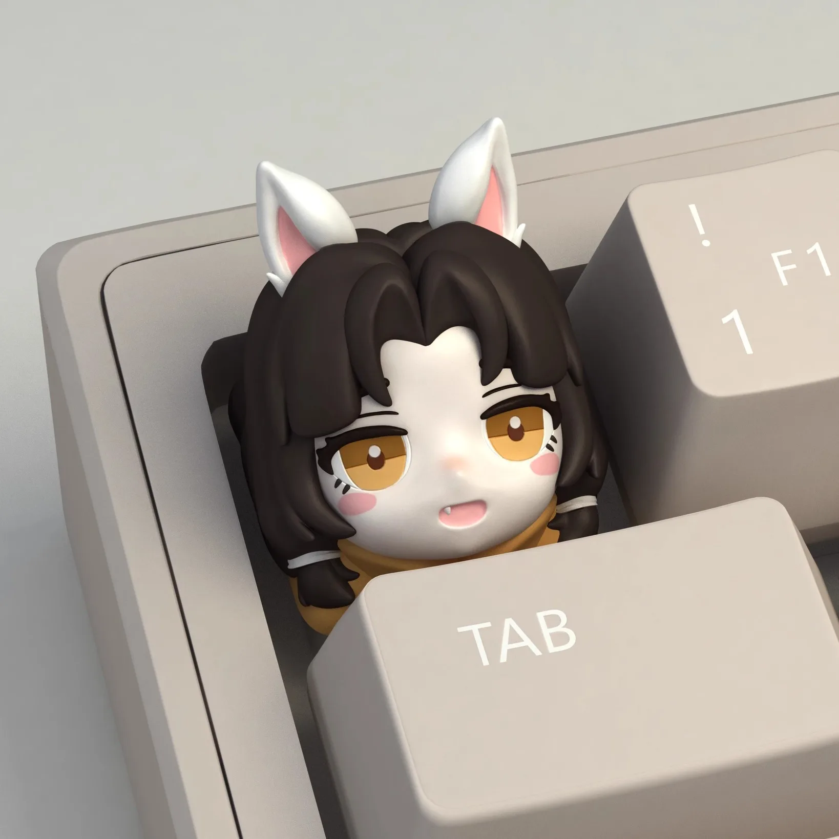 Kurimi Keycaps Naraka: teclas con tema de juego Bladepoint, 1 Uds., tapa de tecla personalizada, teclas de teclado mecánico de resina 3D - imagen 3