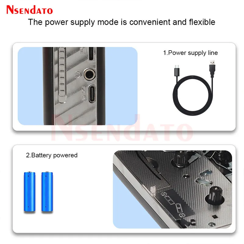 Reproductor de captura de casete USB C, grabadora de cinta antigua a convertidor MP3, reproductor de música de Audio de casete Digital, cinta a PC con auriculares - imagen 5