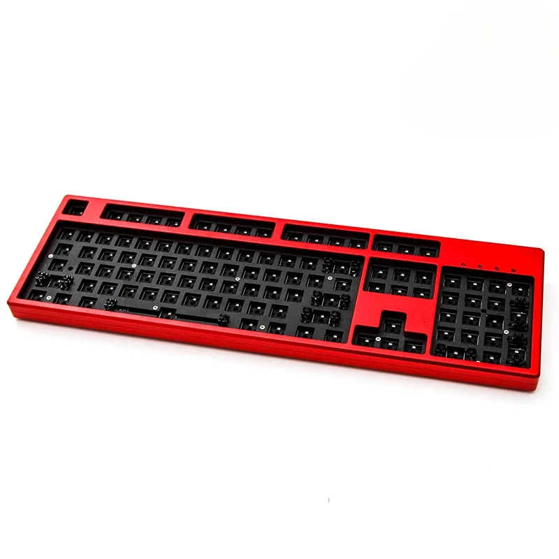 Kit de teclado mecánico JKLP V104, personalizado, monomodo, con cable, intercambio en caliente, RGB, CNC, junta a través de teclas FN para jugadores, regalos de diseño - imagen 5