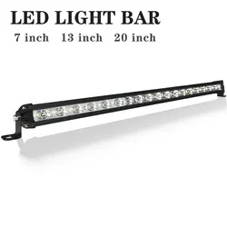 Barra LED Todoterreno 12V/24V para Coche SUV y Barco