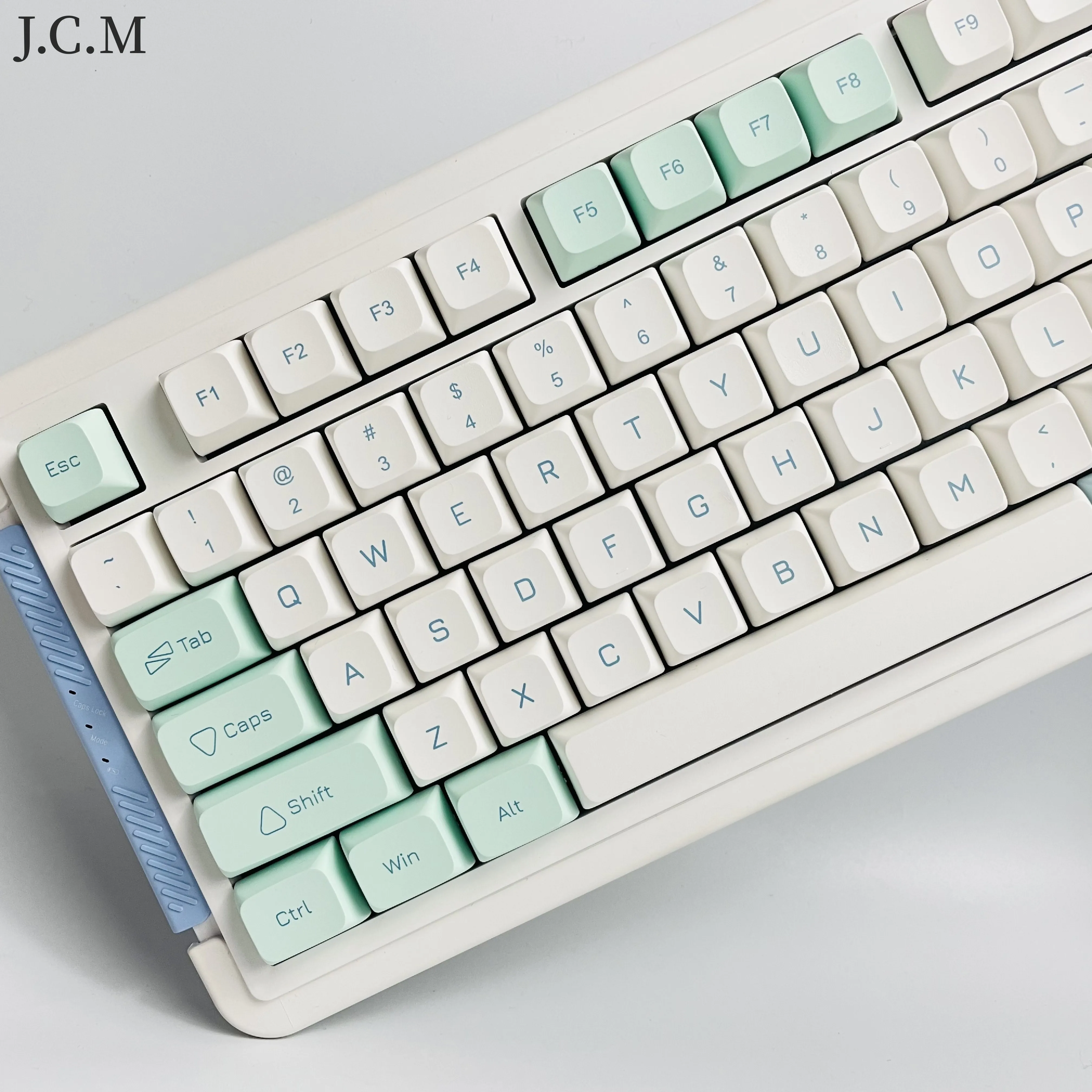 Teclas XDA PBT de 137 teclas, teclas Ice Mint/Glacier Dye Sub, MAC ISO Abnt2, diseño personalizado para teclado mecánico Cherry Gaming - imagen 5