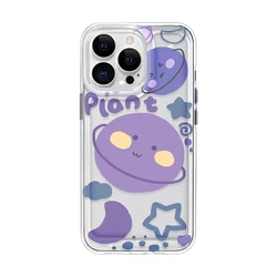 Funda Transparente iPhone 16/15/14/13/12/11 Pro Max/SE – Cielo Azul