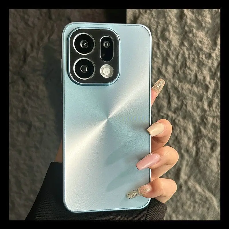 Para OPPO Find X9 Pro funda dura mate moda Aurora láser funda protectora trasera para OPPO Find X9 X9Pro carcasa de teléfono