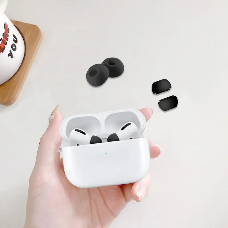 3 pares de almohadillas de goma para los oídos S/M/L para AirPods-Pro 1st 2nd auriculares de silicona almohadillas de repuesto antideslizantes - imagen 3