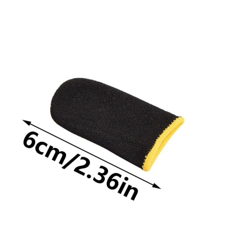 Guantes con yema del dedo para juegos móviles, 10 Uds., para jugadores PUBG, a prueba de sudor, antideslizantes, pantalla táctil, funda para el dedo, transpirable - imagen 4