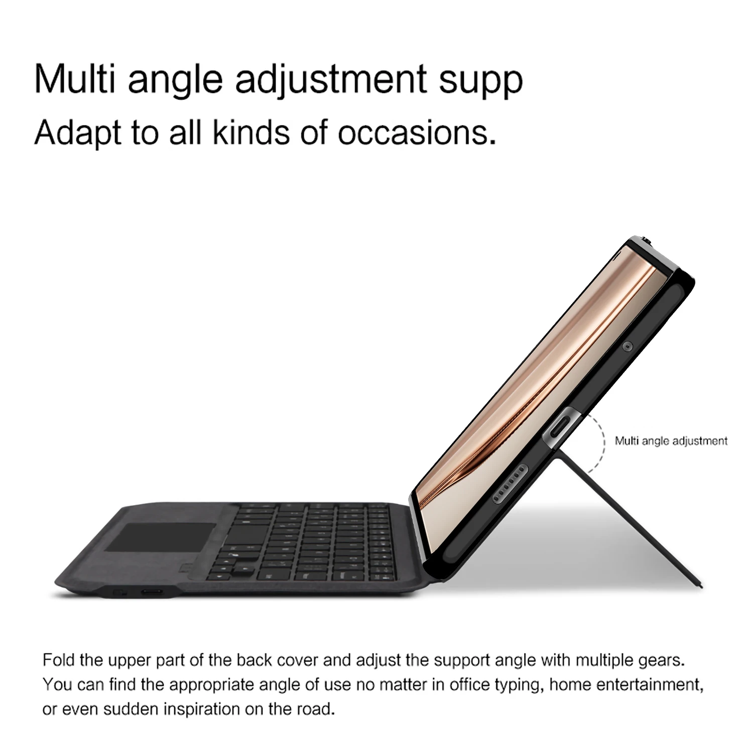 HUWEI funda con teclado mágico para Huawei MatePad Mini 2025 8,8 "Tablet Matepad mini 8,8 MLR-AL00 AL10 funda para teclado con retroiluminación Folio - imagen 4