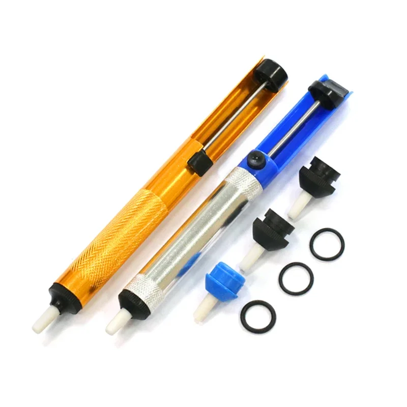 Bolígrafo con ventosa para soldar portátil, bomba para desoldar al vacío de alta presión, herramienta de succión de soldadura de rebote automático para reparación electrónica DIY - imagen 5