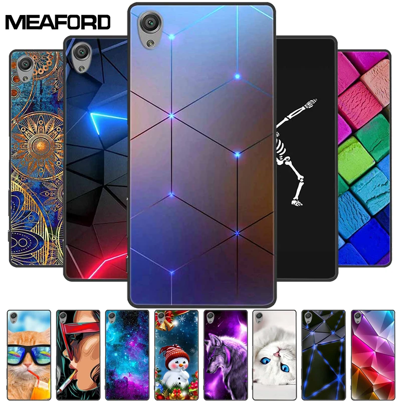 Para Sony Xperia X Funda F5121 moda suave TPU Fundas traseras de silicona para Sony Xperia X Funda protectora Funda XperiaX dibujos animados F5122