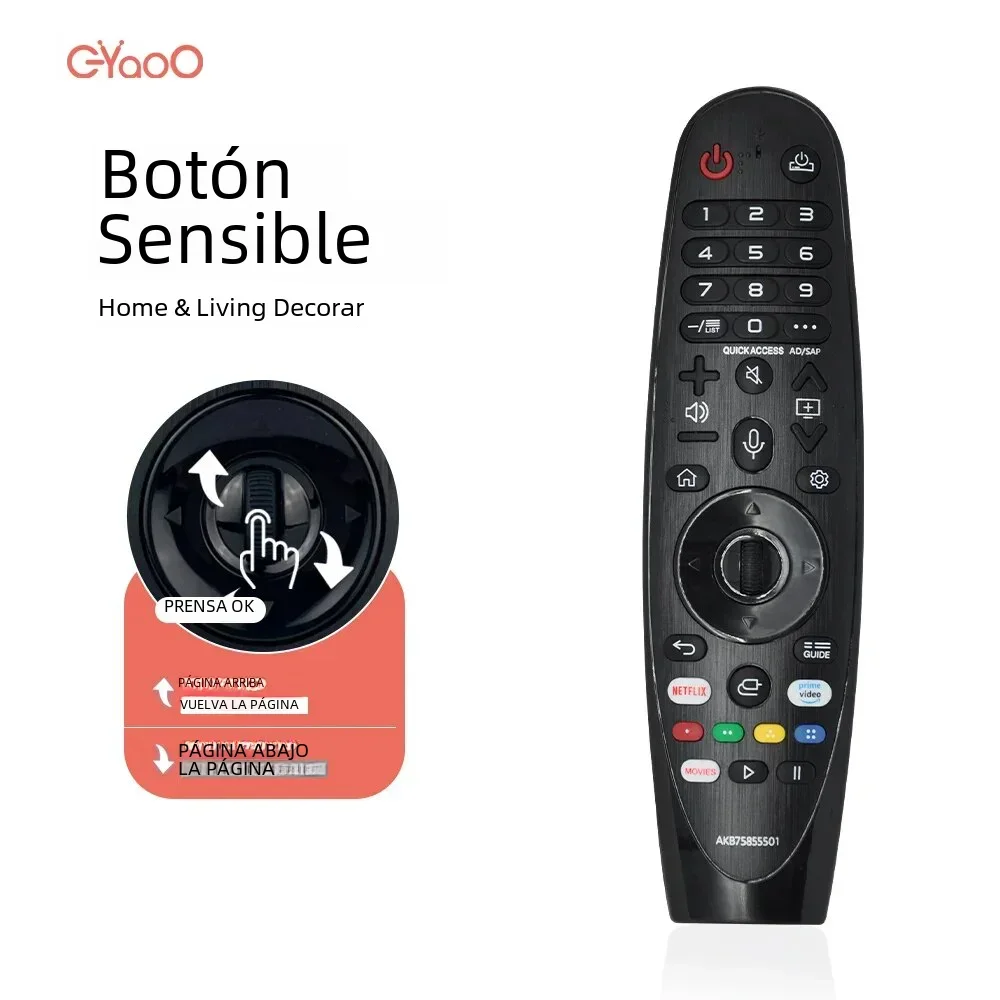 Control remoto por infrarrojos AKB 75855501   MR20GA para Smart TV AI ThinQ OLED Smart TV sin función de voz - imagen 4