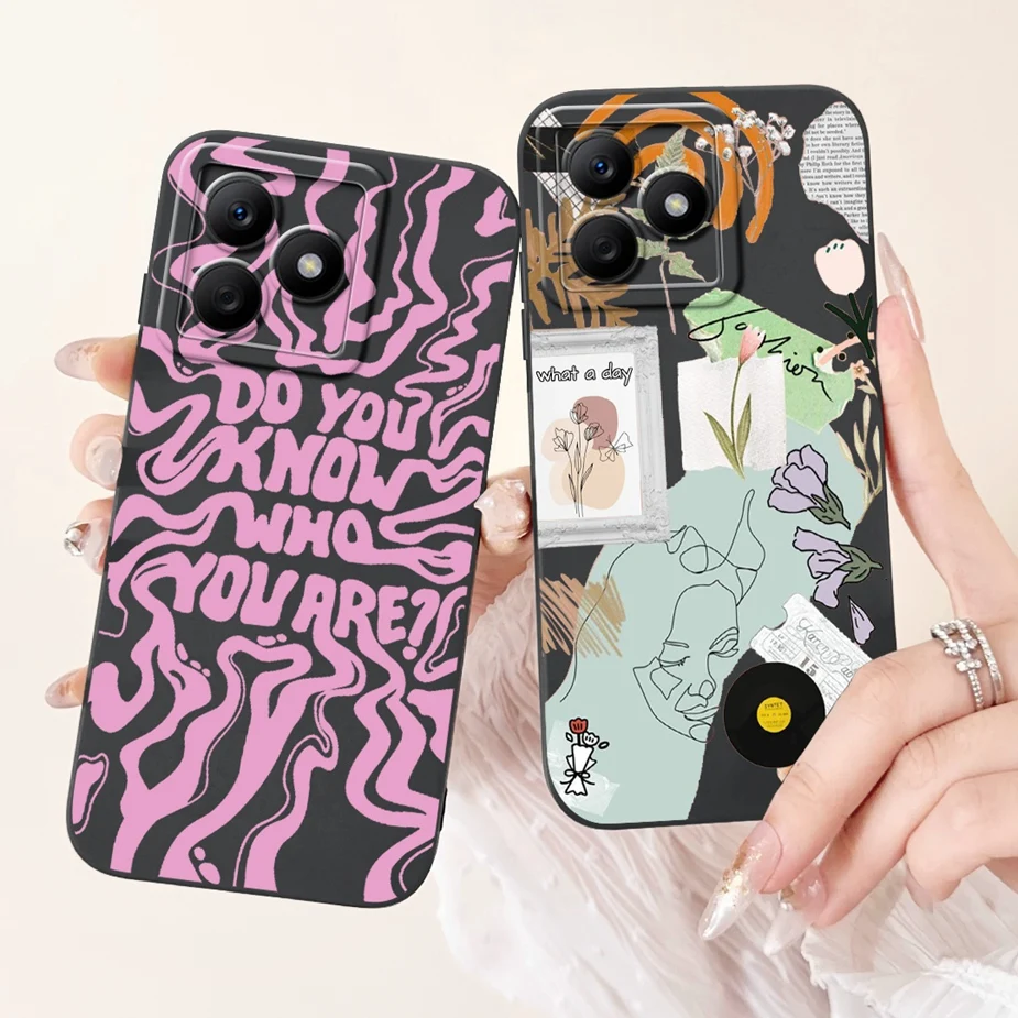 Para Realme C61 funda RealmeC63 RMX3939 arte de lujo pintado cubierta suave TPU funda de teléfono para Realme C63 C 61 RealmeC61 RealmeC63 Shell - imagen 3