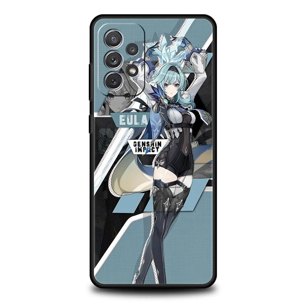 Funda de teléfono Hu Tao Genshin Impact para Samsung Galaxy A51 A71 A21S A12 A11 A31 A52 A41 A32 A01 A23 A33 A53 A73 A03S A13 5G - imagen 3