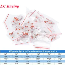 Kit de Condensadores Cerámicos 2 pF–0,1 µF