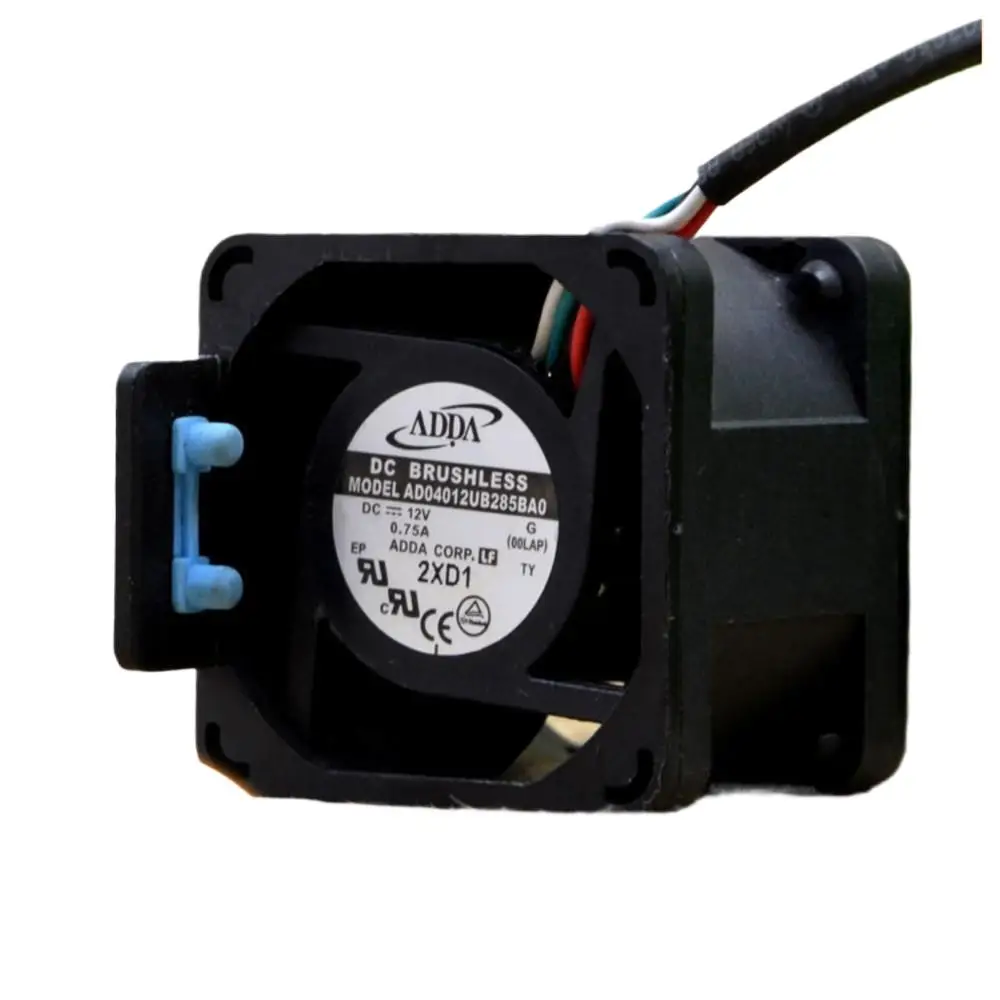 Ventilador de 40 mm para ADDA AD04012UB285BA0 12 V 0.75 A Electrónica de enfriamiento PWM de 4 cables, inversores de servidor