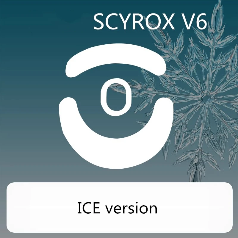1 Juego de patines de ratón ultrafraglide para SCYROX V6, Control de frenos, pies silenciador de velocidad, versión ICE, deslizadores de ratones, pies de PTFE - imagen 3