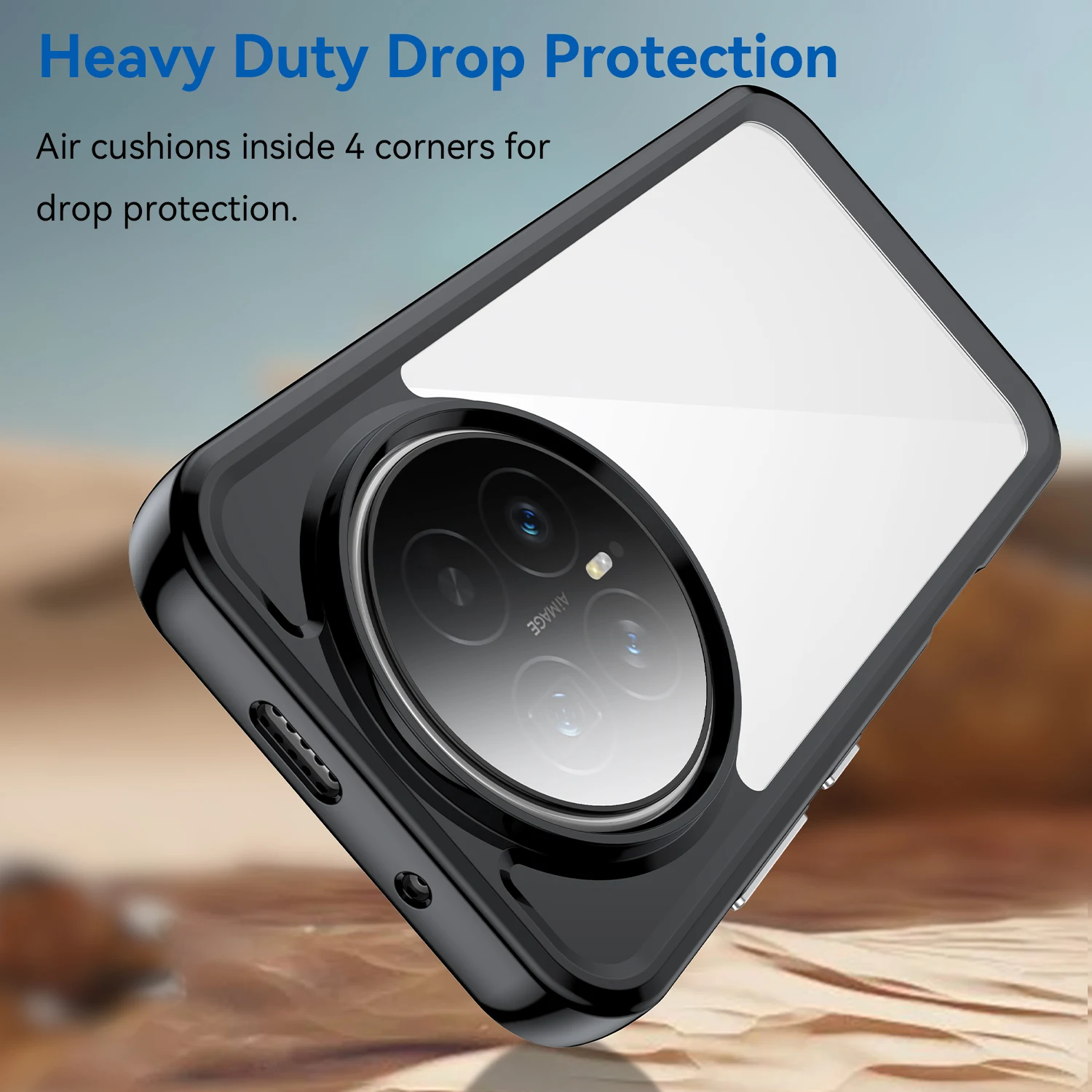 Para Honor Magic 8 Pro funda transparente Honor Magic 8 Pro funda Coque Fundas duro translúcido a prueba de golpes teléfono parachoques Magic 8 Pro - imagen 2