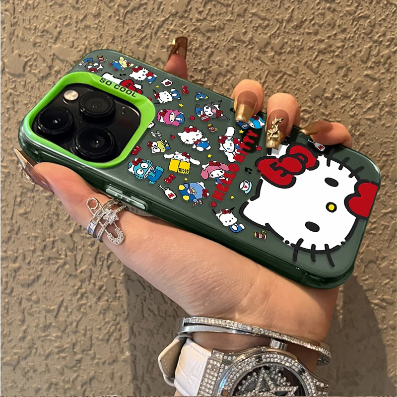 Funda de teléfono Hello Kitty Sanrio para Samsung Galaxy S23 S24 S25 S22 Ultra S21 Plus FE A56 A36 A26 5G A16 A06 4G Note 20 - imagen 5