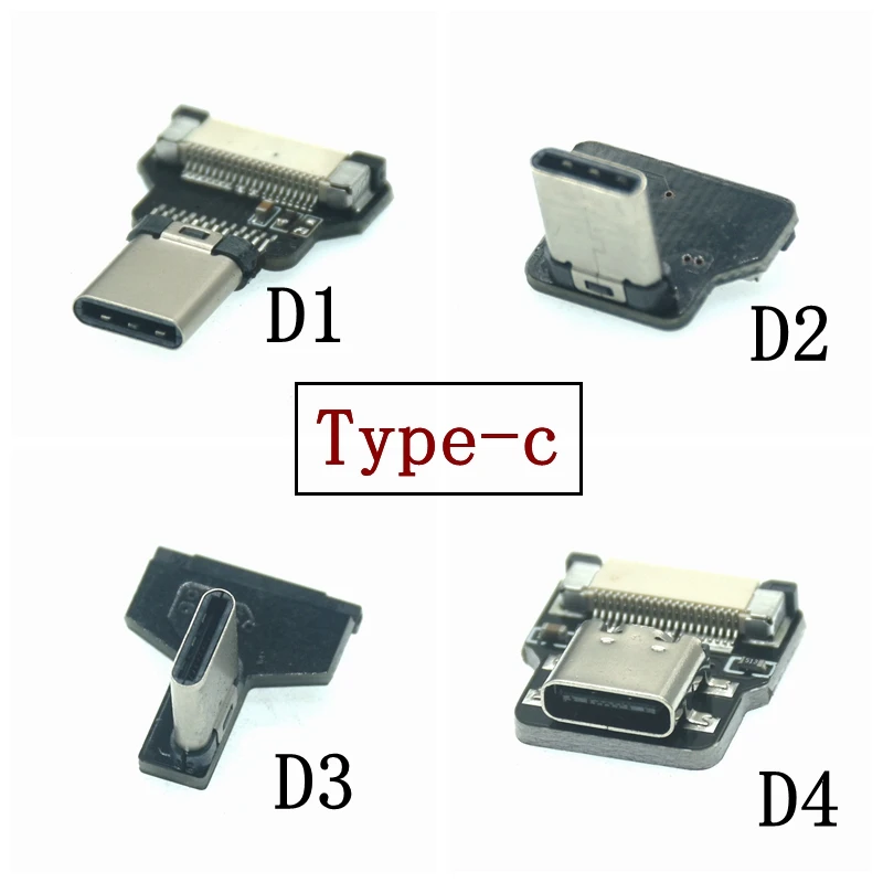FFC tipo C Mini Micro USB C Cable de cinta 90 FPV delgado plano suave flexible carga FPC FPV monitor cardán de mano sin escobillas - imagen 3