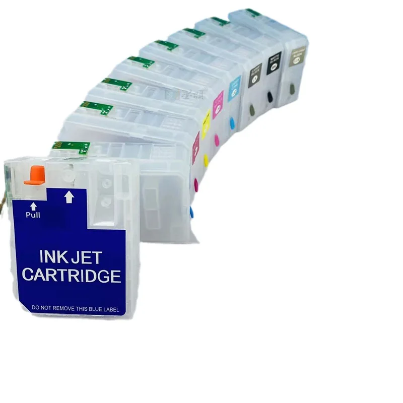 Vilaxh-cartucho de tinta recargable para impresora Epson Stylus Pro 3800, T5801, T5802, T5803, T5804, T5805, T5806, T5807, T5808, T5809, 3880 - imagen 4