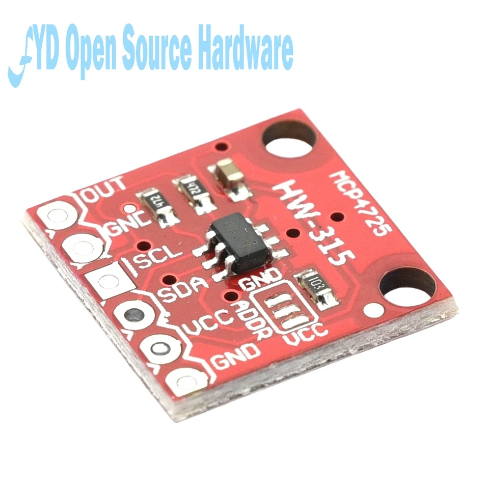 Módulo de ruptura MCP4725 I2C DAC, placa de desarrollo, módulo convertidor Digital - imagen 3